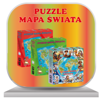 Puzzle Mapa Świata